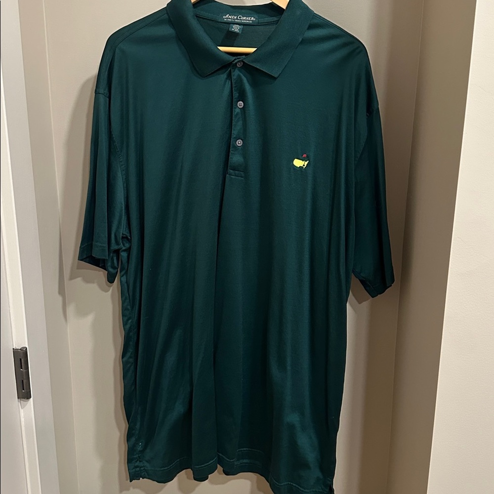 Masters, golf polo shirt size XXL from amen corner mint condition